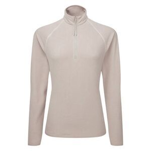 TriDri Womens/Ladies Recycled Fitted Active Fleece Top / Stone